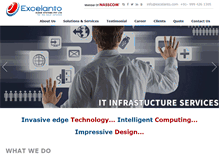 Tablet Screenshot of excelanto.com